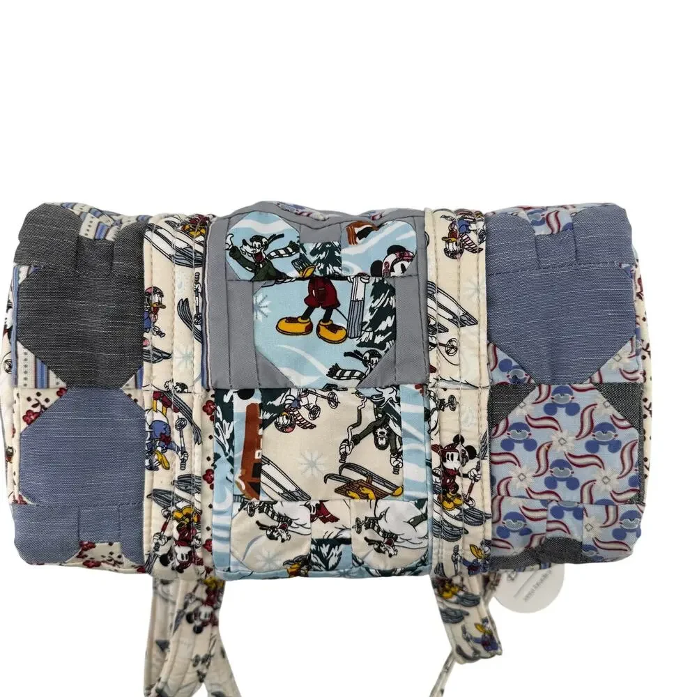 Vera Bradley Disney Original 100 Handbag Ski Weekend Mickey Patchwork Quilt